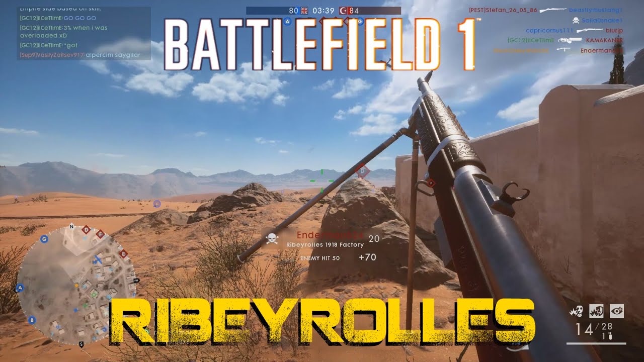 BF1 - Ribeyrolles | Единственный пистолет-пулемет, требующий навыков?