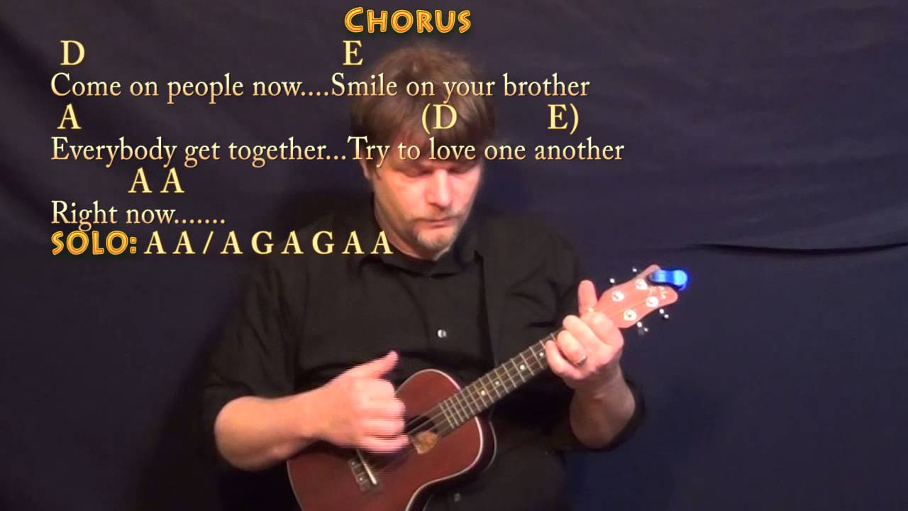 Get Together (The Youngbloods) Ukulele Cover Lesson with Chords/Lyrics