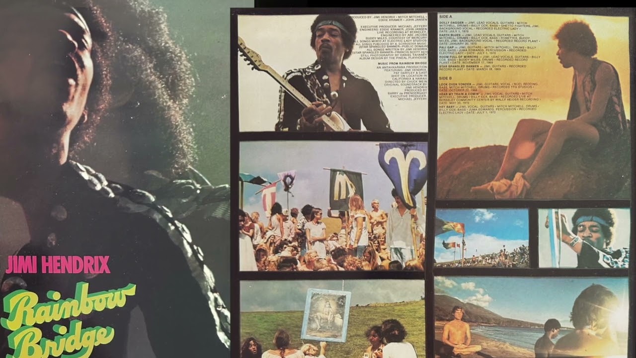 Jimi Hendrix -  ﻿﻿ROOM FULL OF MIRRORS (from Rainbow Bridge vinyl LP / lyrics)