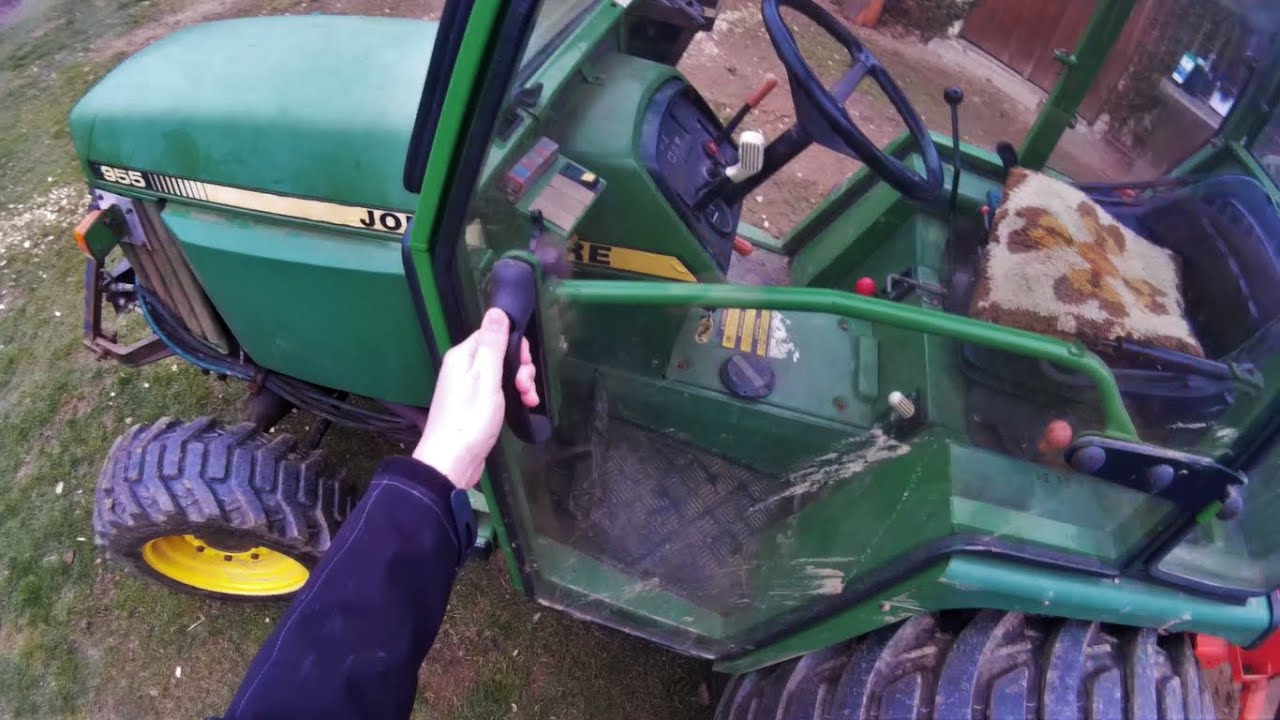John Deere 955 + Mateng BH 7600 /original sound/first person view [SjCam SJ4000]