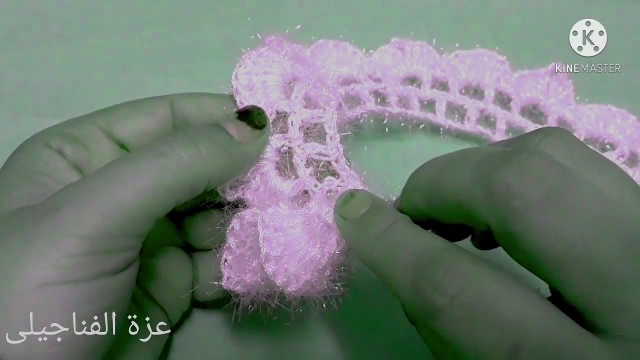 كروشيه وردة مجسمه كريستال #3D#للمبتدئات اسهل وردة كروشيه مجسمه