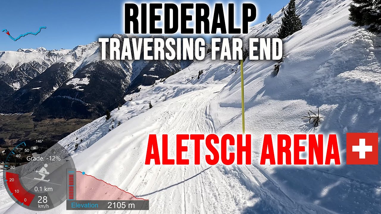 [4K] Skiing Aletsch Arena, Riederalp - Entire Resort Part 1, Wallis Switzerland, GoPro HERO13