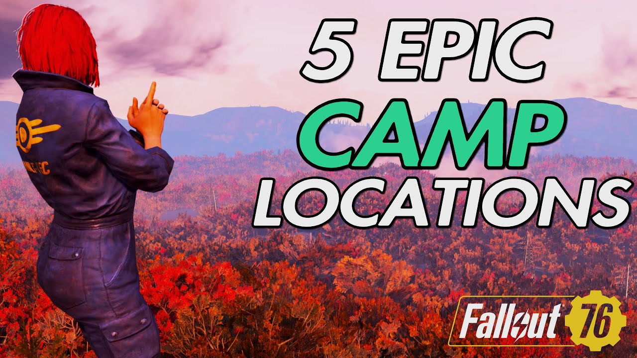 5 EPIC CAMP LOCATIONS! Fallout 76 Camps! 
