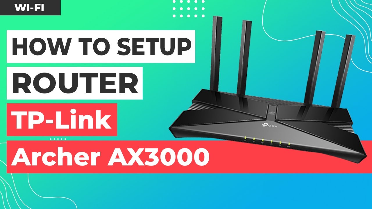 ✅ Как настроить TP-Link Archer AX3000