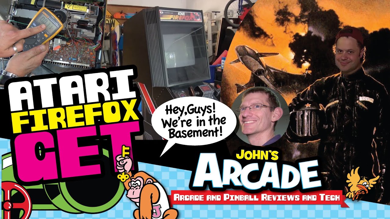 John gets an ATARI FIREFOX! Arcade Laserdisc Game 1984 - Part 1