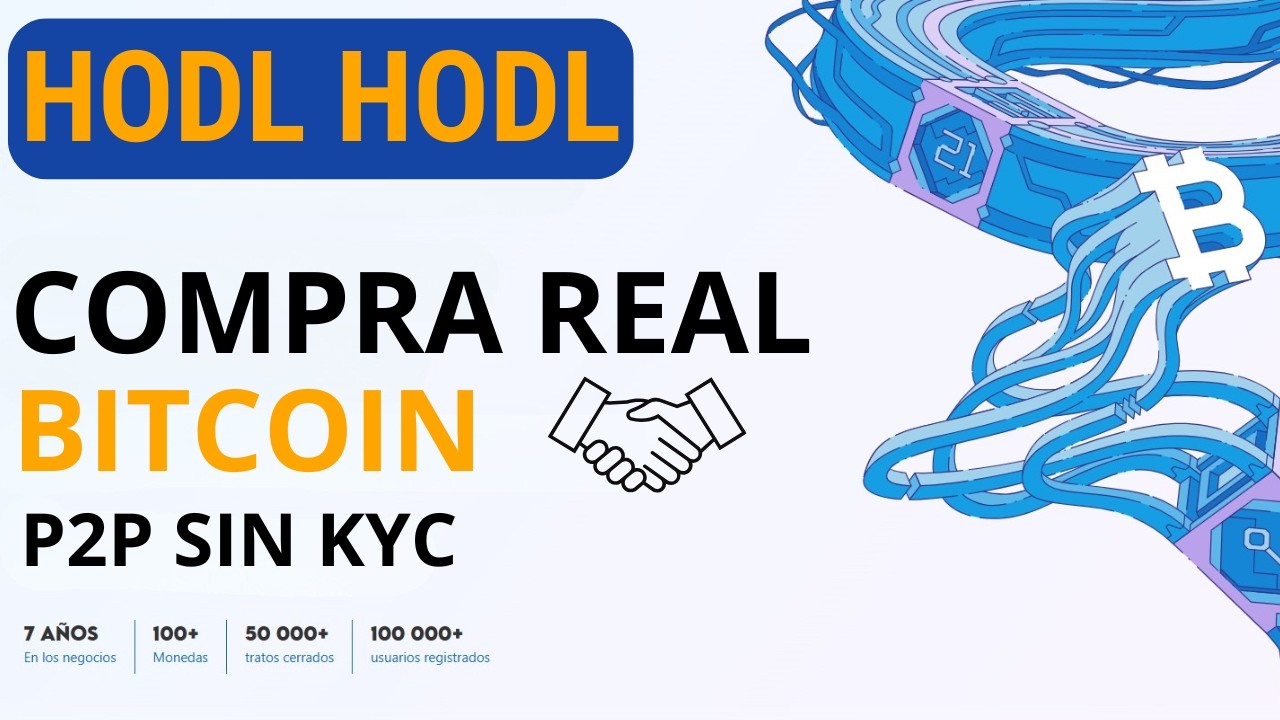 Compra REAL Bitcoin en Hodl Hodl