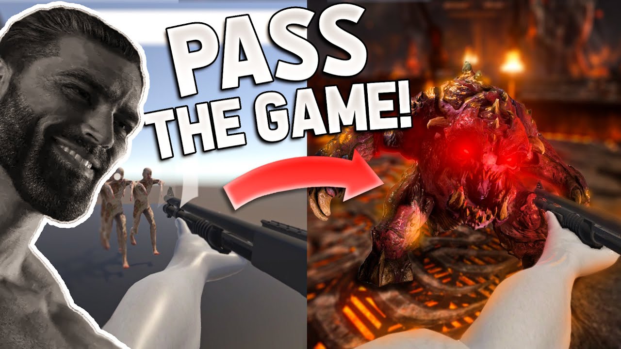 Я создал игру GigaChad! Пройди испытание!