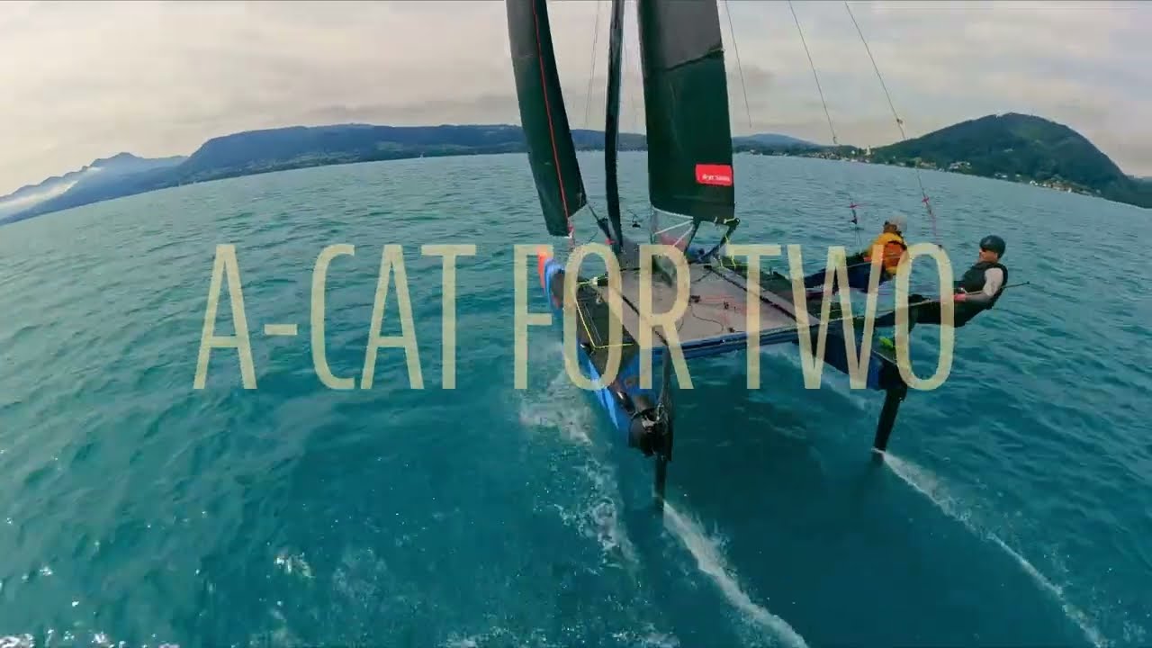 A-Cat for two - Flyte autopilot assisted foiling catamaran