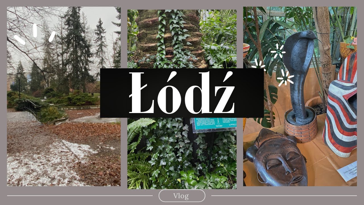 Vlog Łódź /Palmiarnia🌴 /Wystawa pająków🕷️