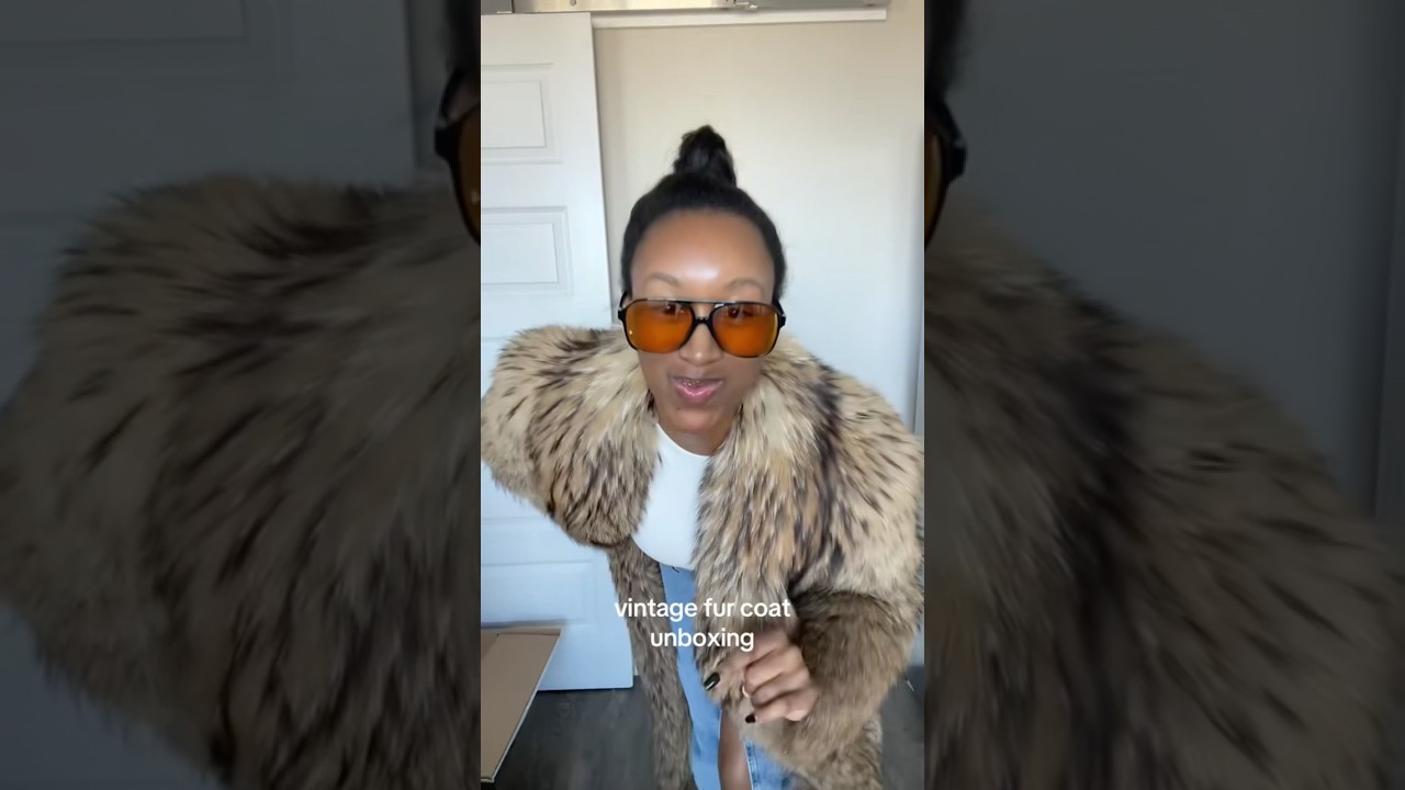 Vintage Fur Coat Unboxing