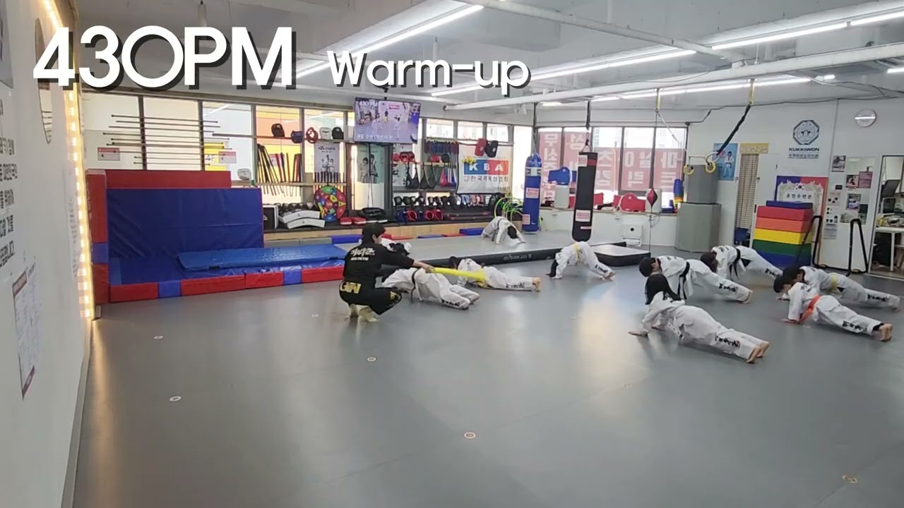 준비운동, 기초체력운동, 430pm warm-up