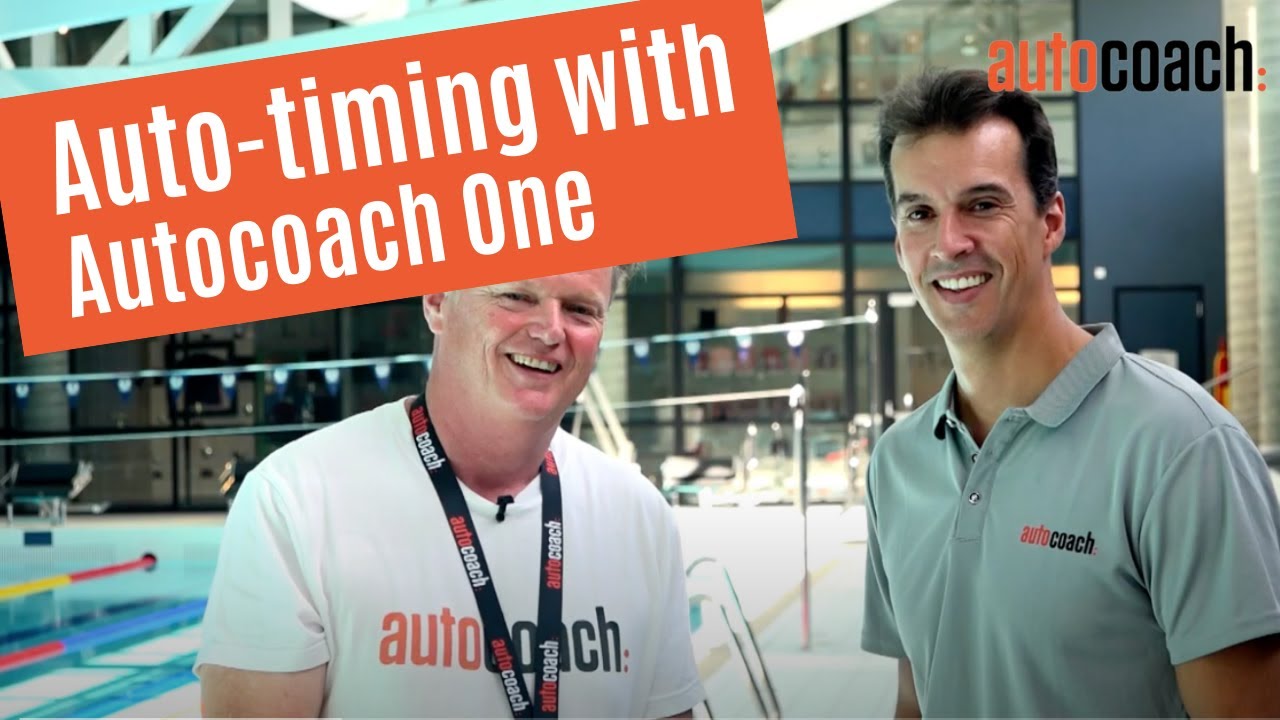 Auto-timing a swimmer using the Autocoach One