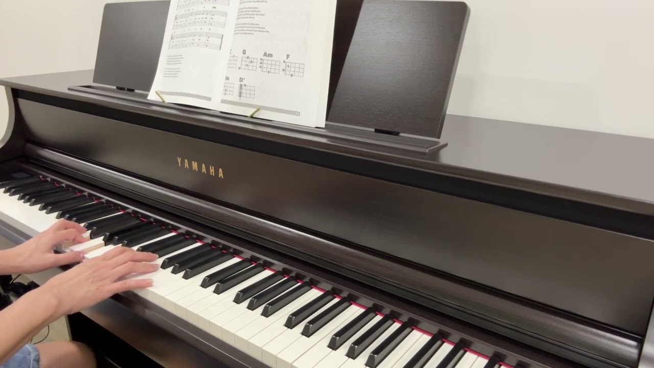 ✨ Abide With Me — played on my new Yamaha Clavinova CLP-875 - Day 1 