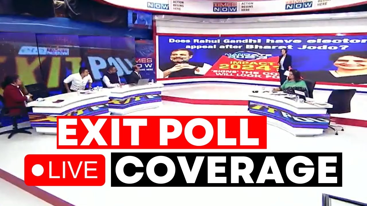 Exit Poll 2023 Results LIVE Coverage | Big Battle Of Five States | Navika Kumar | Assembly Election