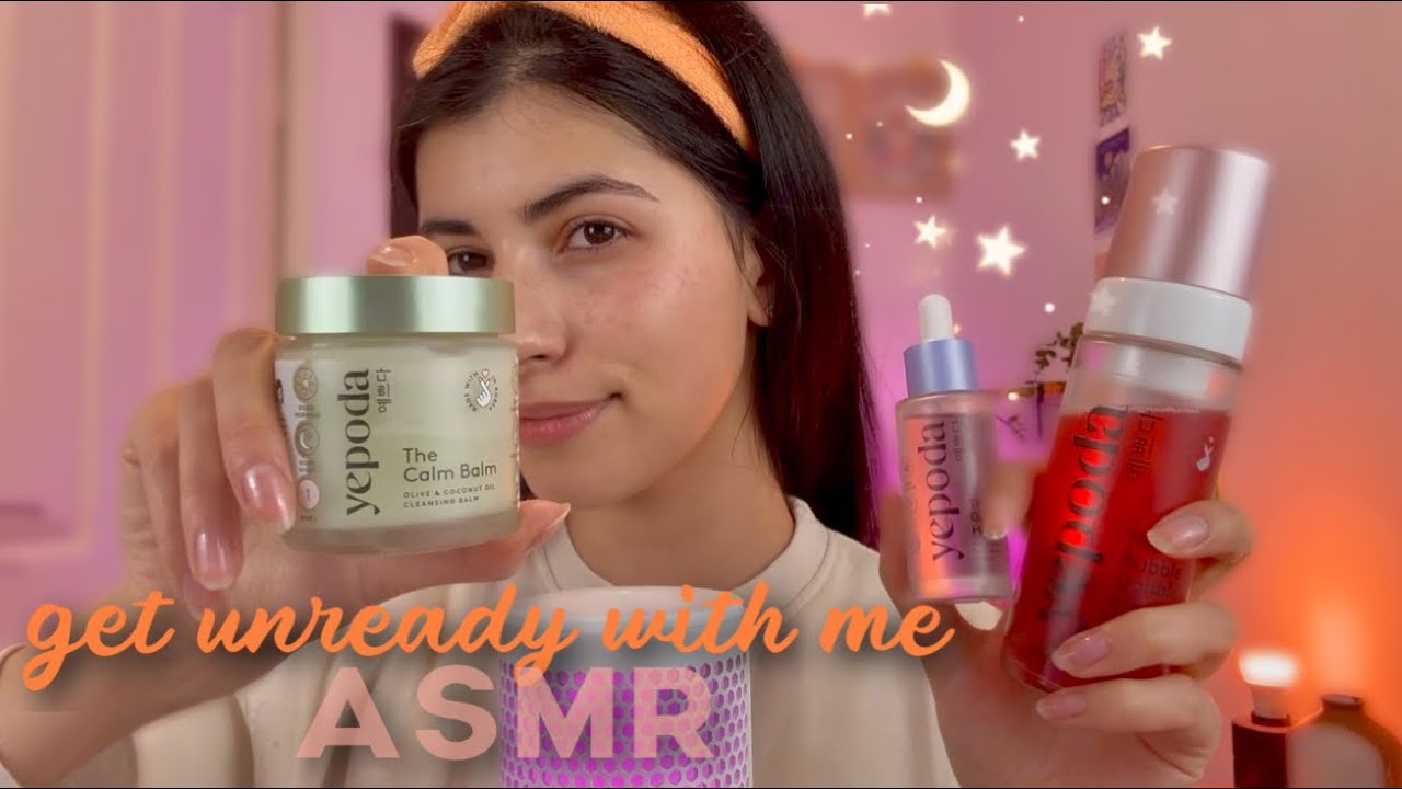 ASMR po polsku MOJA WIECZORNA RUTYNA Z YEPODA 💖 #kbeauty #koreanskincare