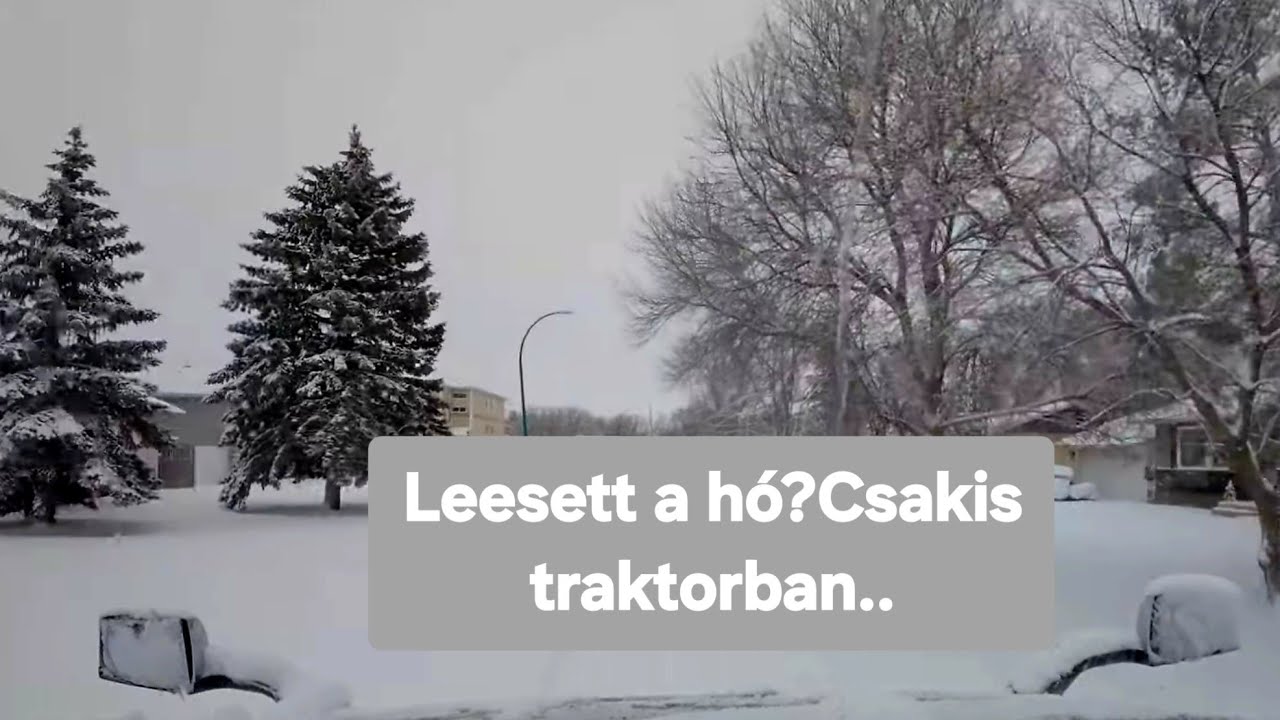 Egy jò kis hóesés utàn mindíg jò elindulni