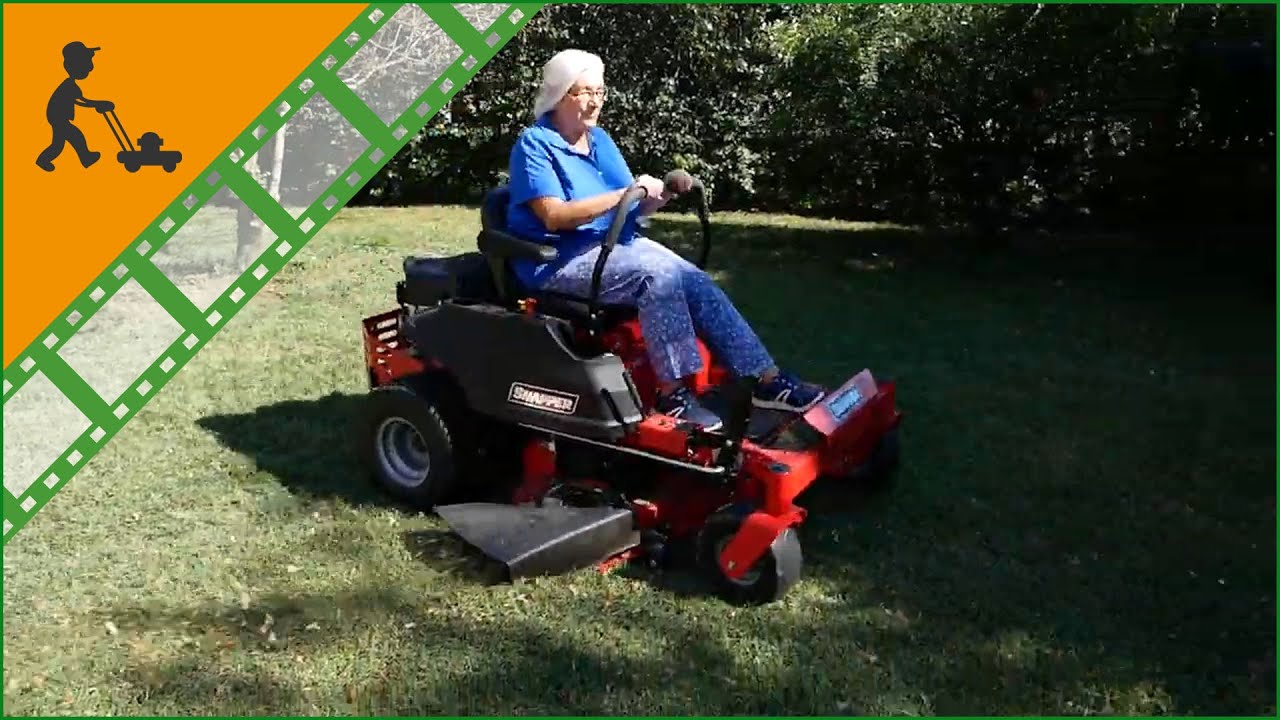 Fonctionnement de la Tondeuse autoport&eacute;e professionnelle &agrave; rayon de braquage z&eacute;ro Snapper ZTX110