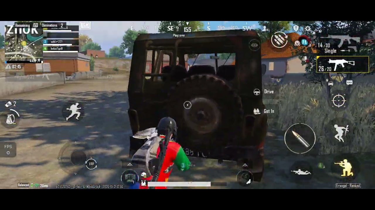 Playing Ranked match BGMI #bgmi 