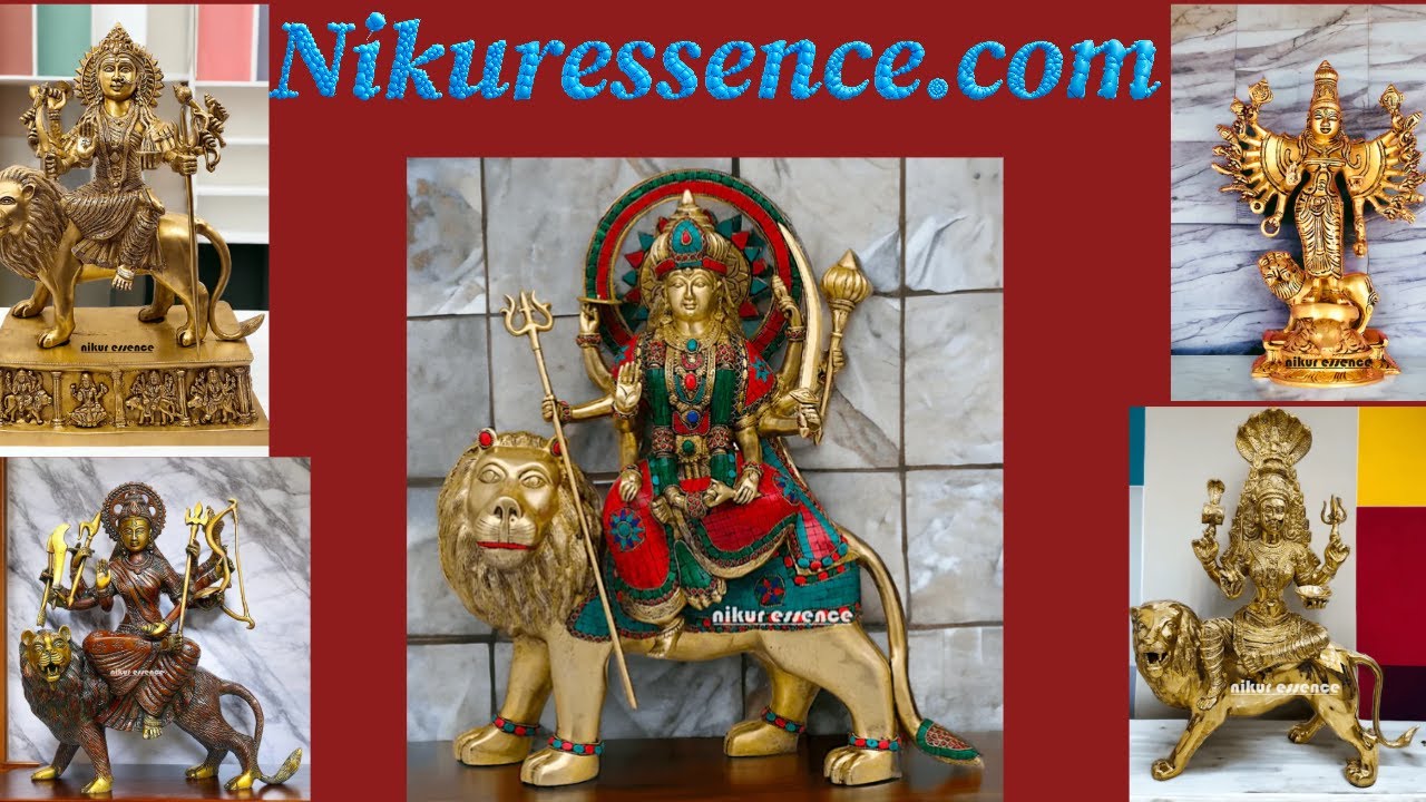 Buy online Affordable Brass Maa Durga Idols Online | Best Quality & Lowest Price