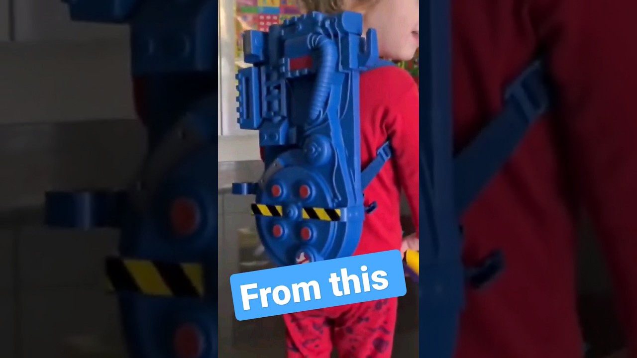 From this to this! Cool kids #ghostbusters #protonpack Mod #hasbro