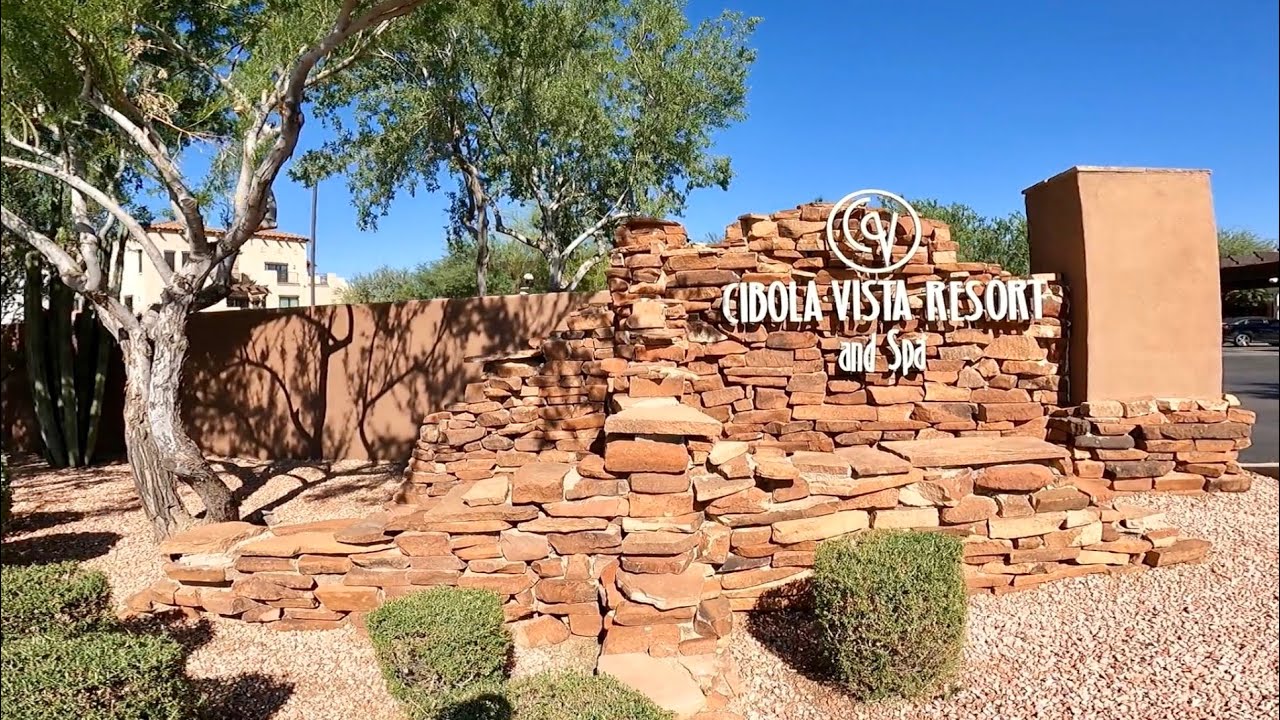 Cibola Vista Resort and Spa in Peoria Arizona walkthrough of grounds and gym