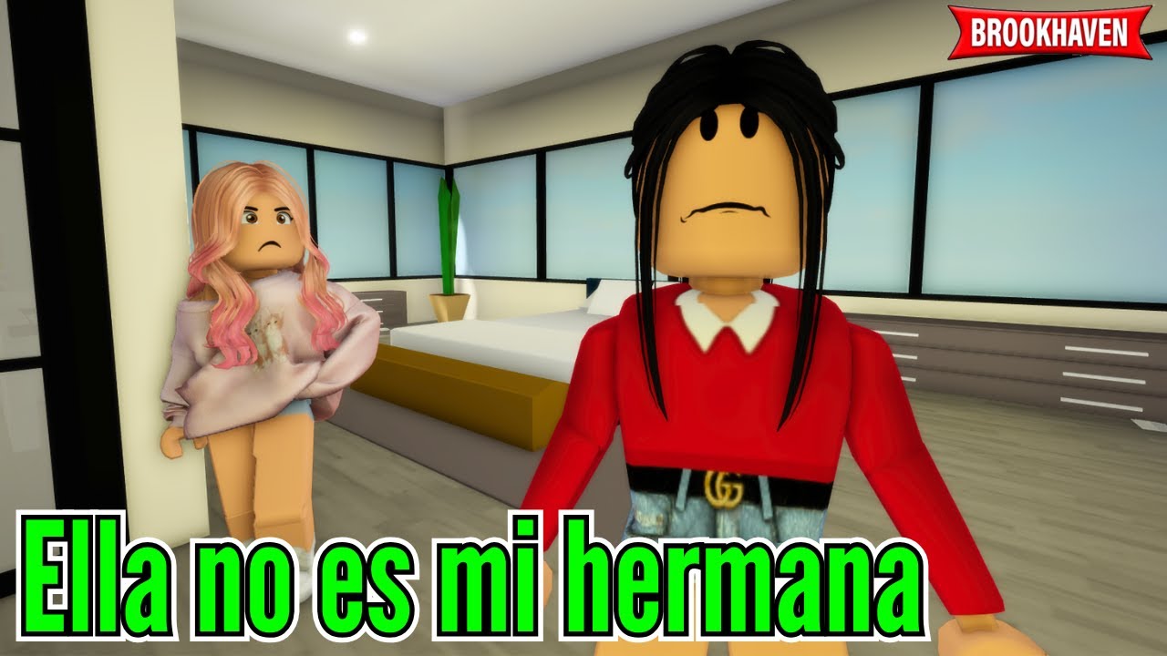 ELLA NO ES MI HERMANA | Brookhaven rp | Mini Pelicula - Historia de Roblox
