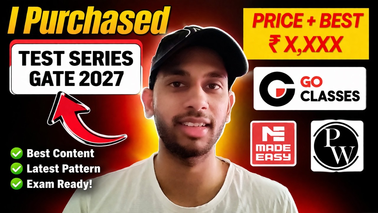 Which Test Series I am Buying for GATE CS 2027 | Best Test Series Konsi hai?