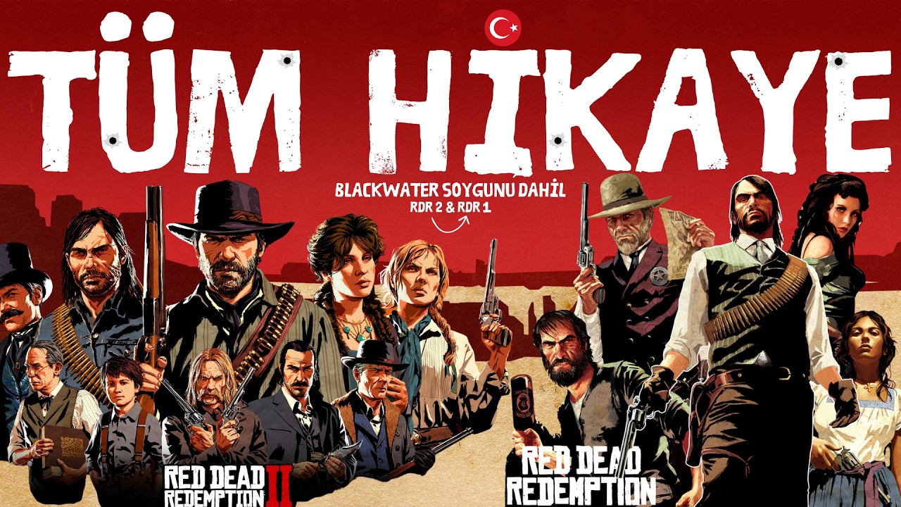 RDR 1 & 2 TÜM HİKAYE | BLACKWATER SOYGUNU DAHİL