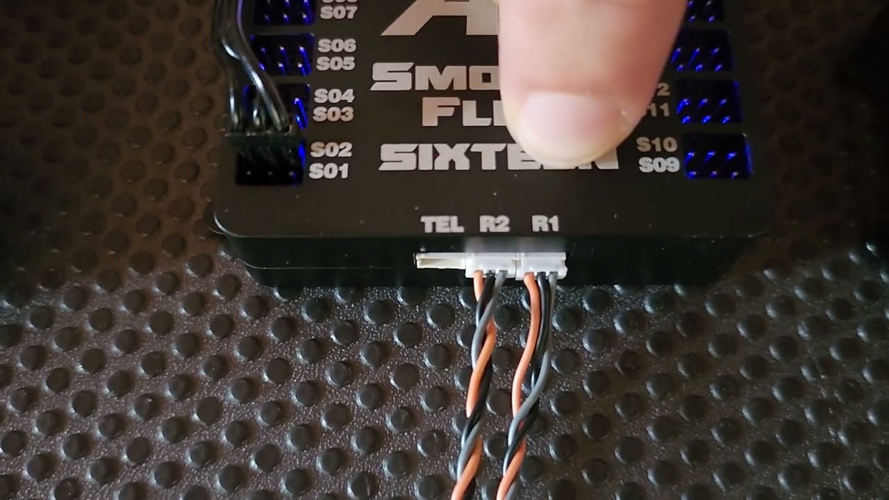 Setup and bind Futaba receivers with Smoothflite 16 and Ar Extreme RRS.