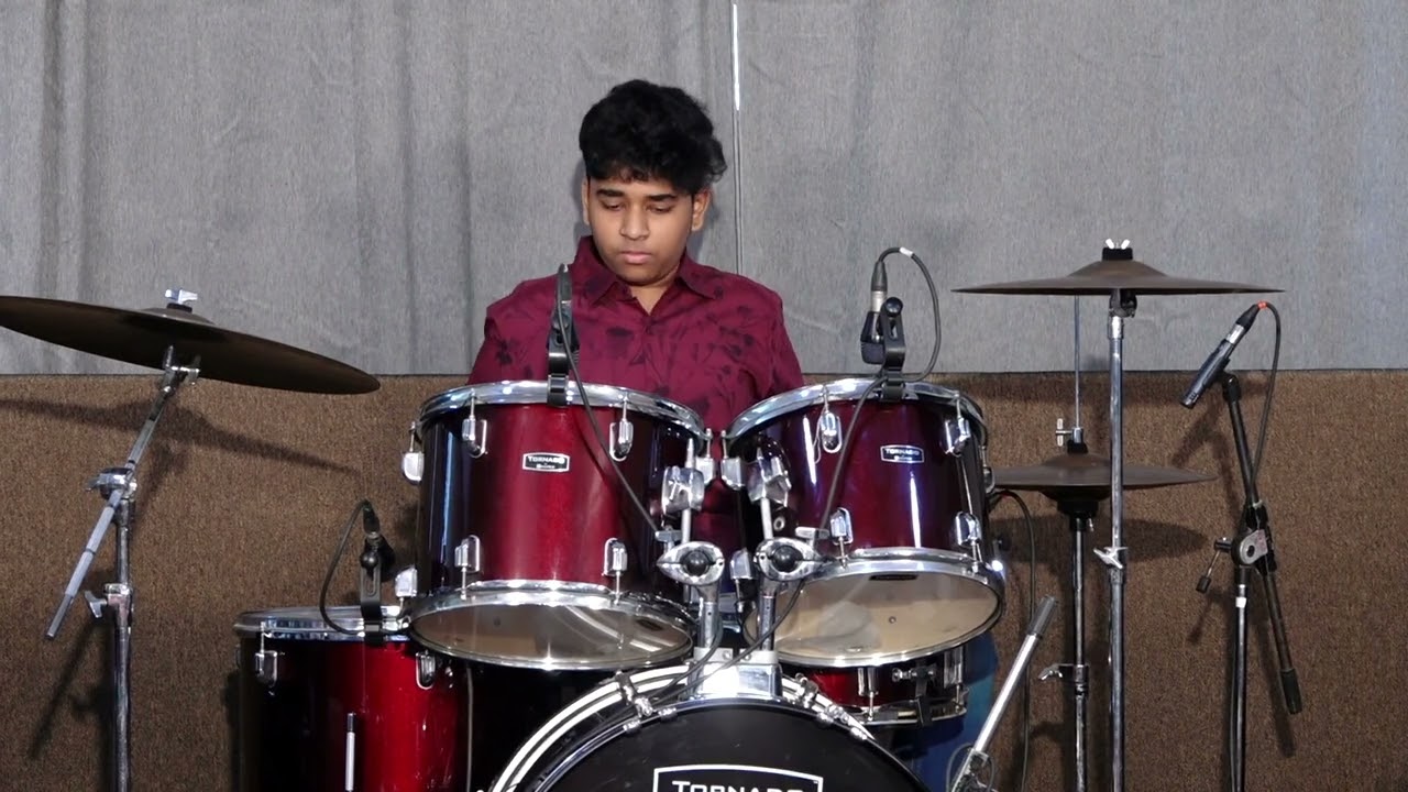 High-Energy Rock Drum Performance | Sourya Pabbati