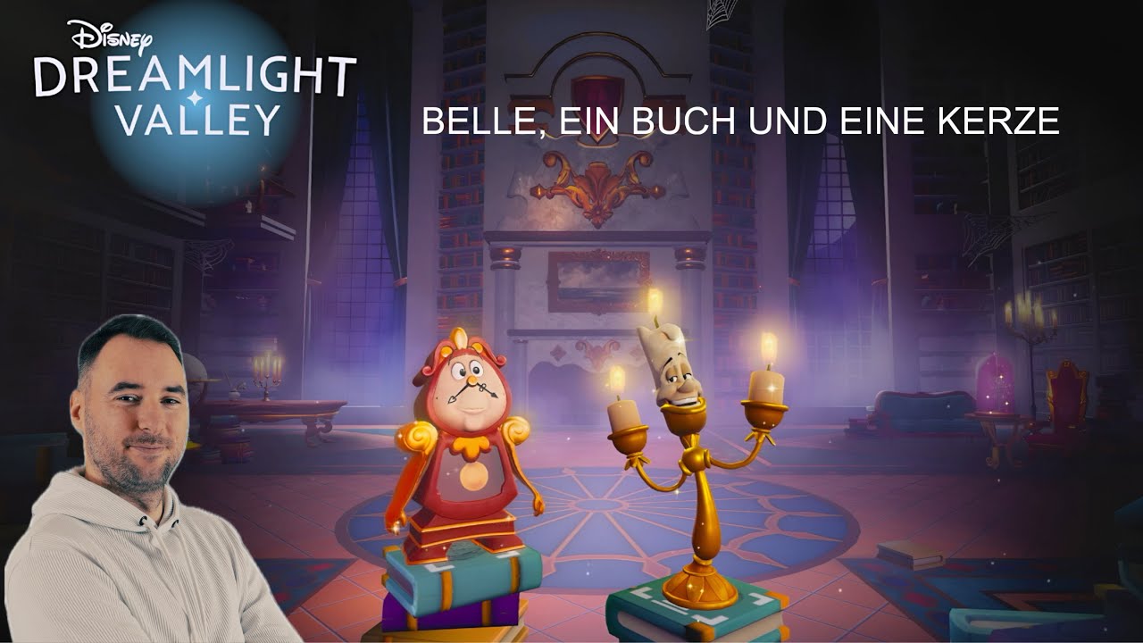 Disney Dreamlight Valley BELLE, EIN BUCH UND EINE KERZE