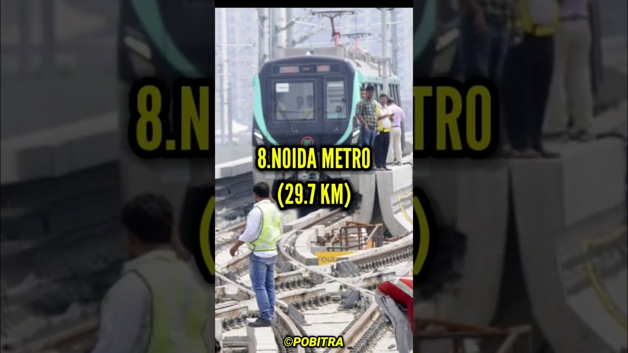 Top 10 Largest Metro Network In India 2023 #top10things #indianrailways #metrorailway #India