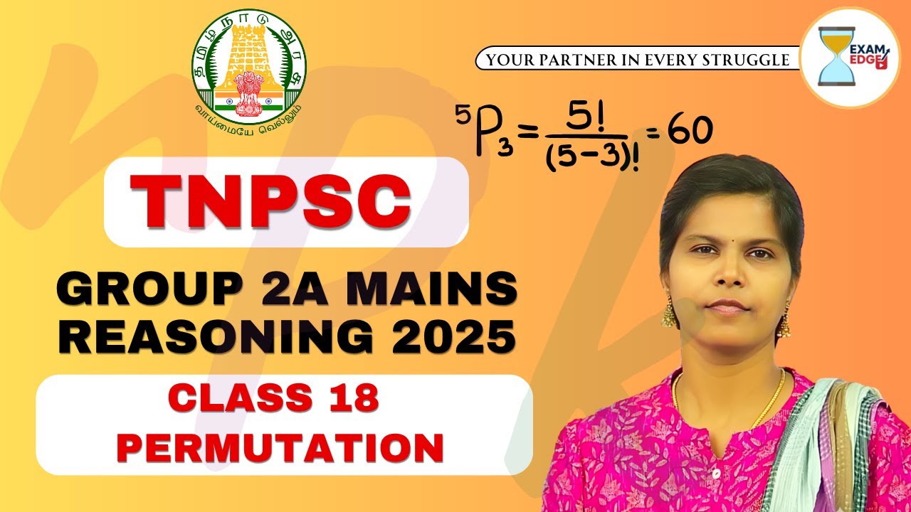 TNPSC Group 2A Mains Reasoning - Class 18 #tnpsc #group2answerkey #divyareasoning