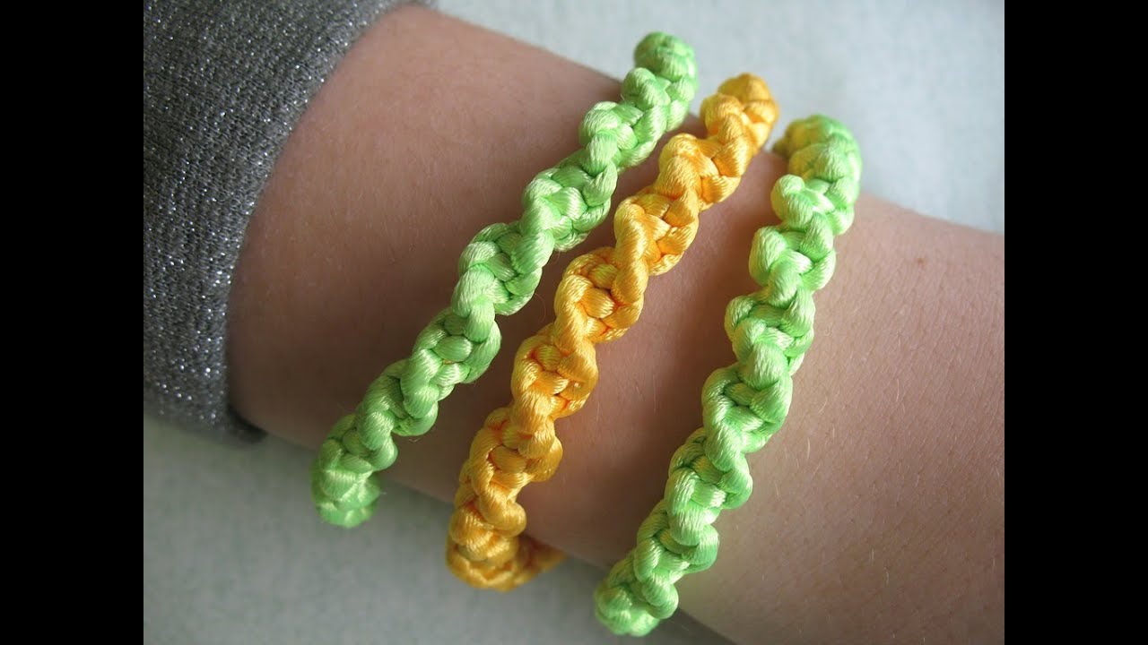 Come fare braccialetti intrecciati a spirale