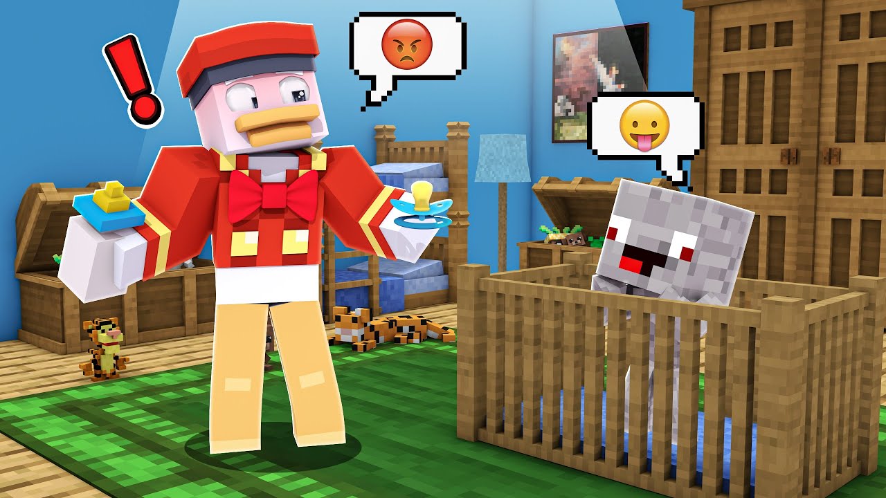24 STUNDEN ENTE ÄRGERN als BABY in Minecraft