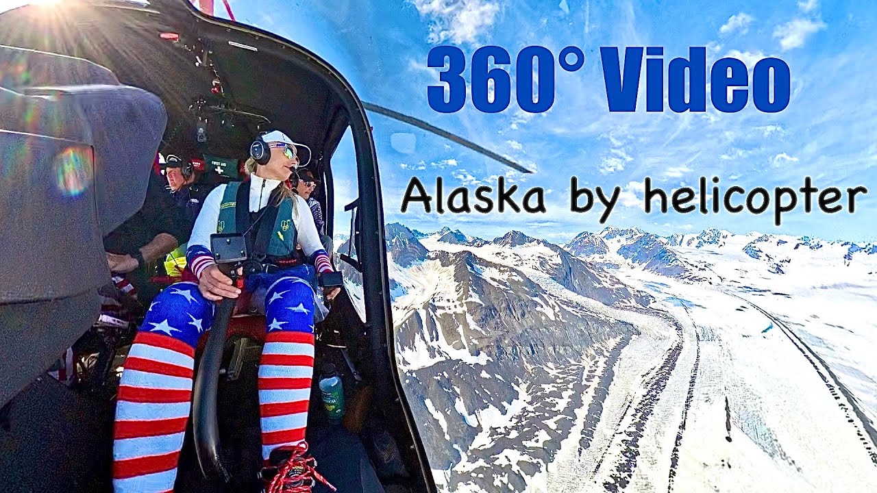 360º Interactive Video, Fly Alaska by helicopter and you control the view! Happy 4th of July!
