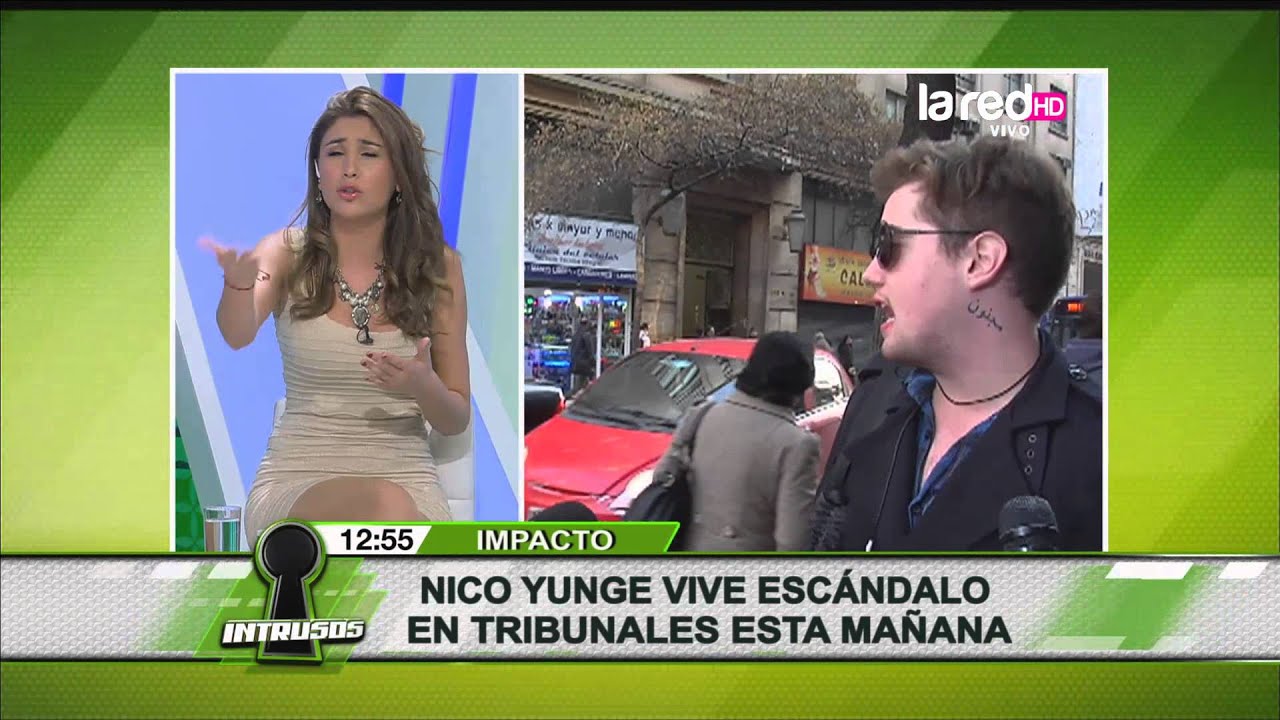 Nico Yunge protagoniza escándalo en tribunales