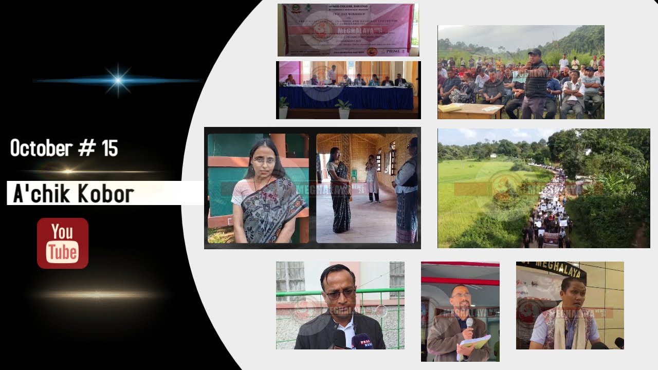 Meghalaya Round up Garo news | 15 October  2025.