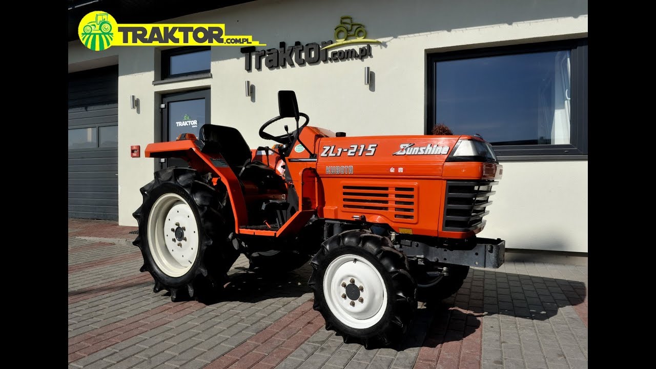 Kubota ZL1-215 4x4 21KM japoński mini ciągnik TRAKTOR.COM.PL