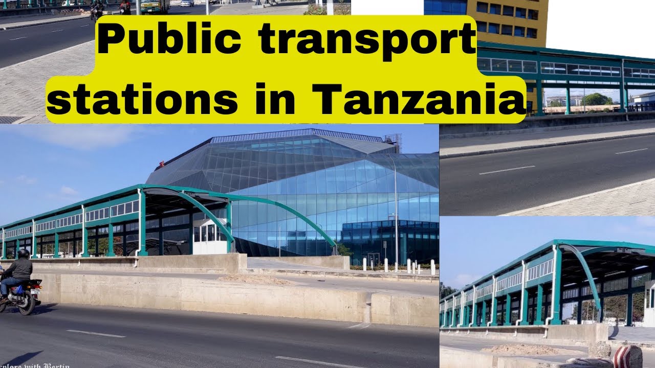 Wow! Public transport stations in Tanzania are very modern. Bus Rapid Transit BRT phase 2