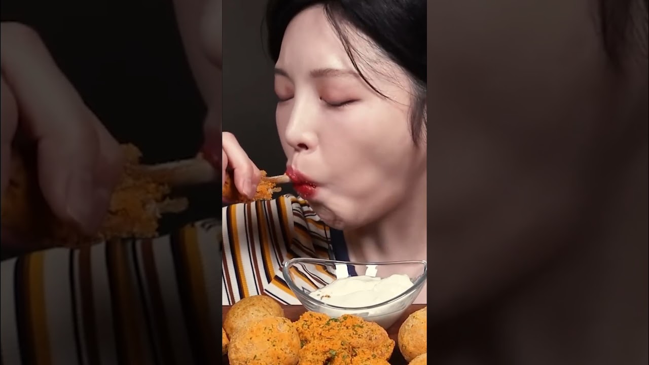 Satisfying Fried Chicken Mukbang Sound