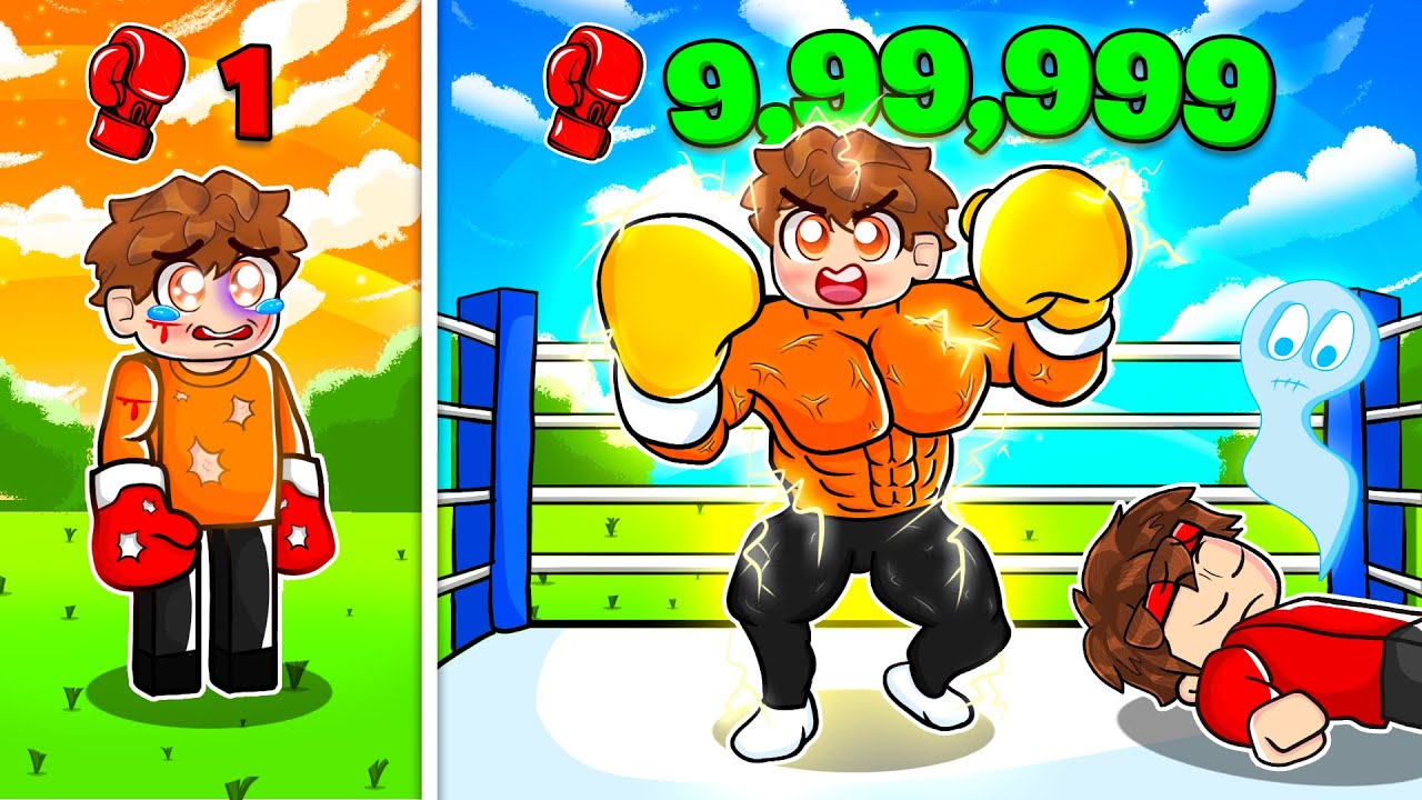 Spending $100,000 To Become The STRONGEST in Roblox Boxing Simulator!