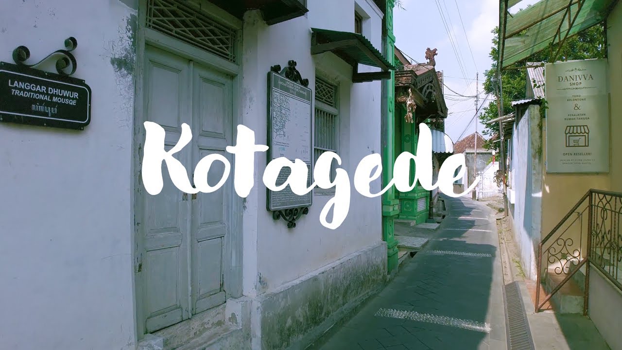 4K | Walk around Kotagede - Yogyakarta 2023