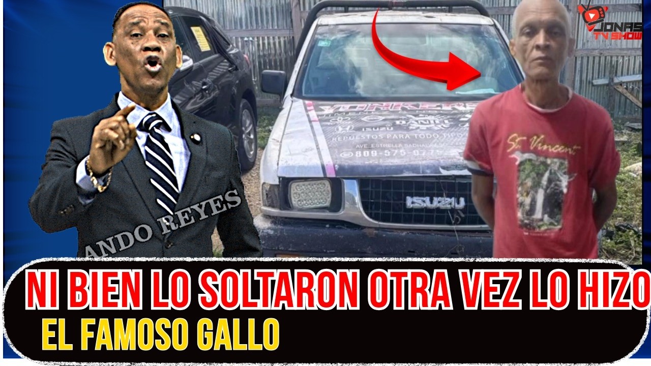 EL GALLO SE BURLA DE LA POLICIA Y VUELVE A ROBAR UNA CAMIONETA