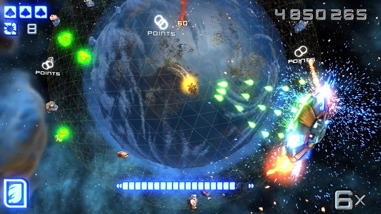 Super Stardust HD - Lave - No Deaths, Perfect Run (RPCS3, 4K 60)
