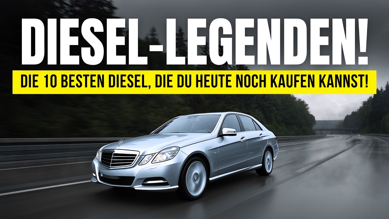 Legend&auml;re DIESEL! Dieser 10 Autos laufen bis 500.000km und WEITER!