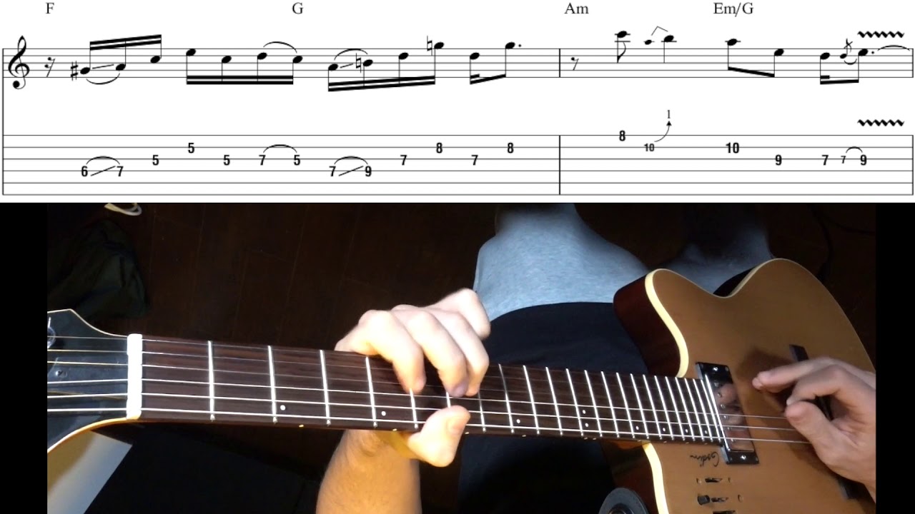 Kid Charlemagne - Steely Dan | Guitar Tab Transcription Lesson Tutorial How To Play Cover