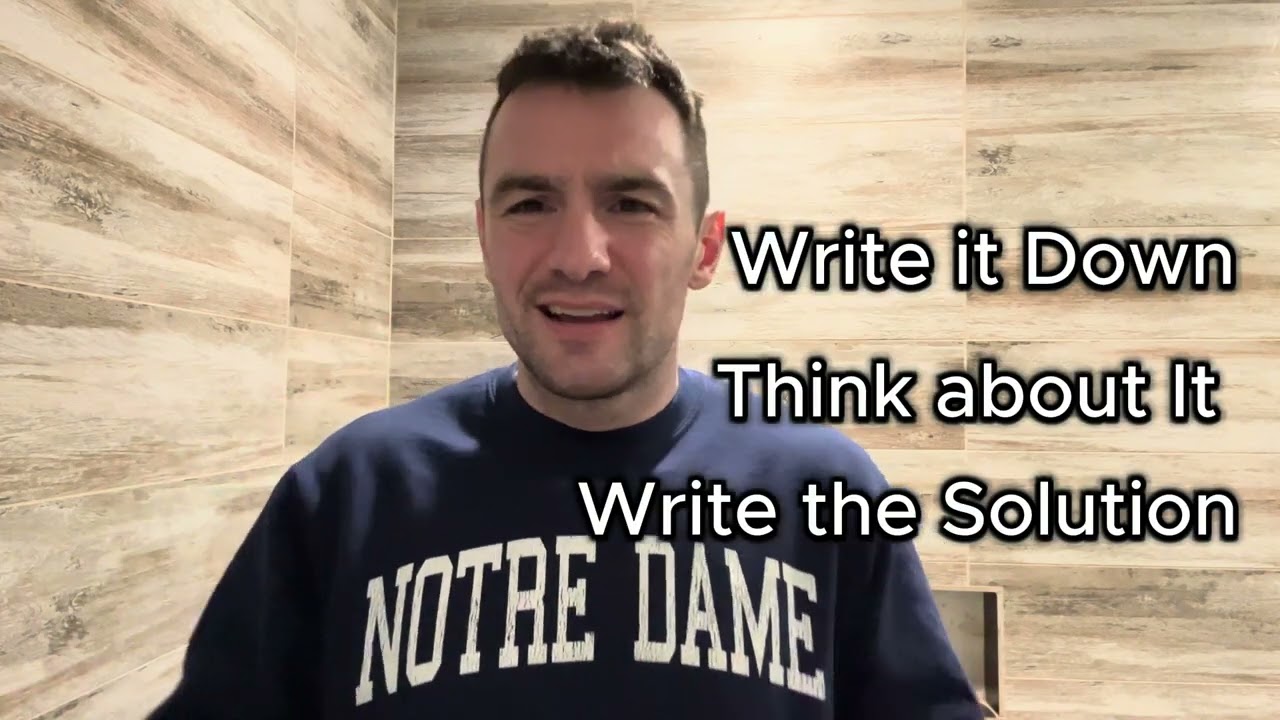 How to Solve any Problem. 3 simple steps.