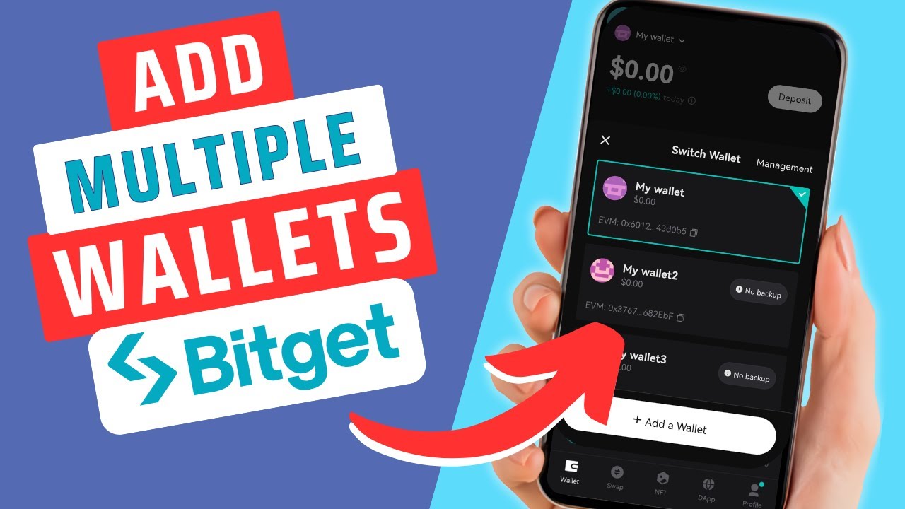 How To Create/ Add Multiple Wallets to Bitget Mobile Wallet (2025)