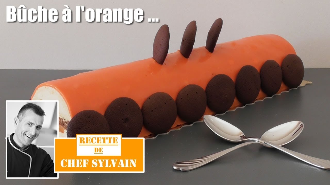 Bûche à l'orange - Bûche de Noël par Chef Sylvain